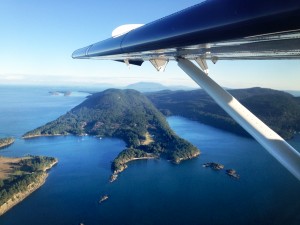 Harbour Air DHC-3 Single Otter over Saturna Island 